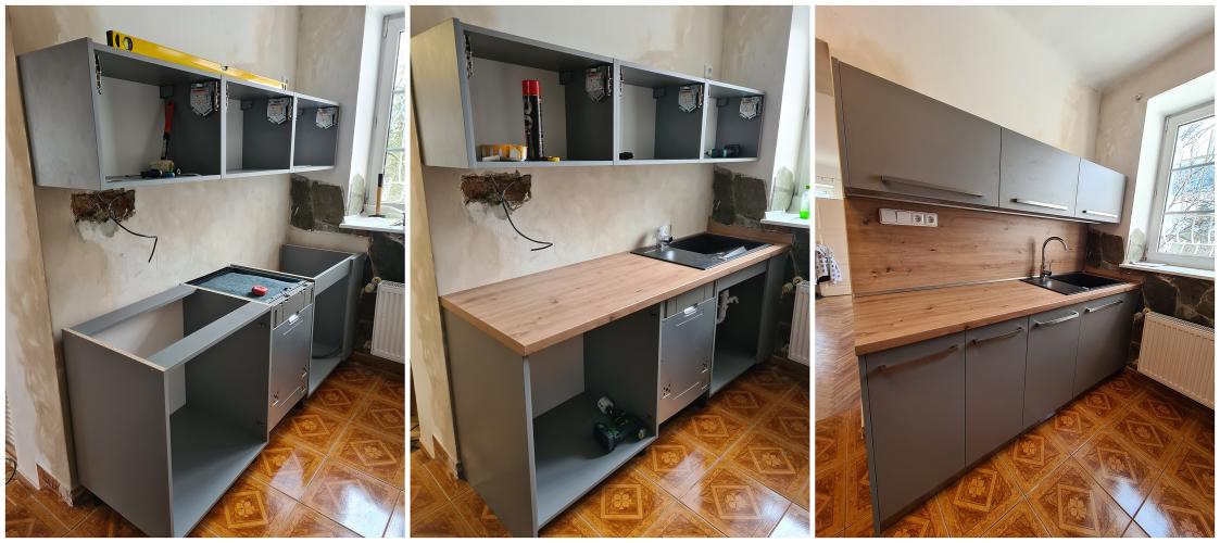 Zákulisí montáže. Přesná truhlářská stavba nového řádu.