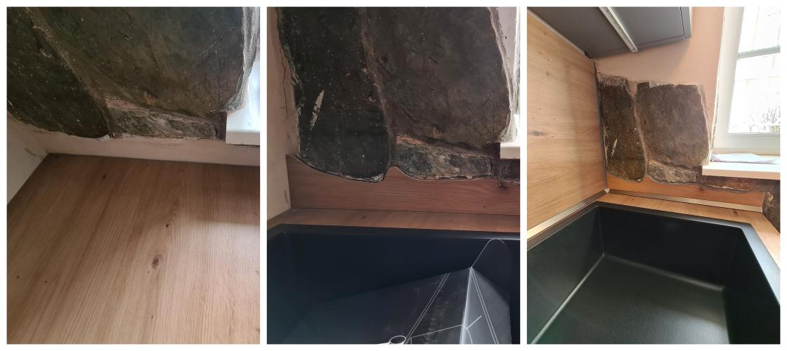 Chirurgická přesnost. Nová linka na milimetr dopasovaná k původnímu obkladu.